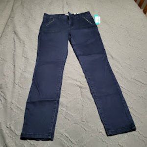 STS BLUE ELLIE SKINNY HIGH RISE UTILITY POCKET PANT NAVY SIZE 4